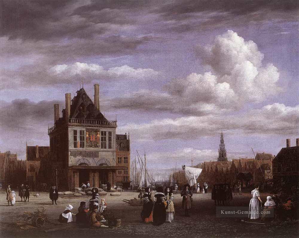 Der Dam Platz in Amsterdam Jacob Isaakszoon van Ruisdael Ölgemälde
